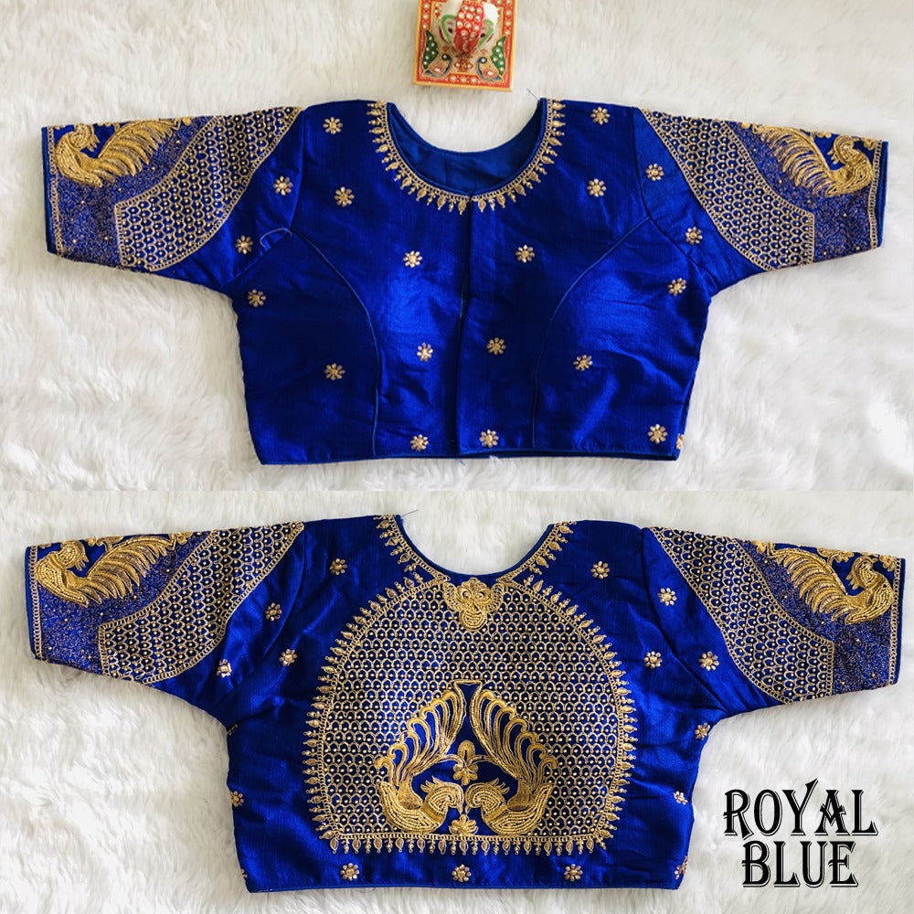 Readymade Heavy Phantom Silk Blouse Anantexports
