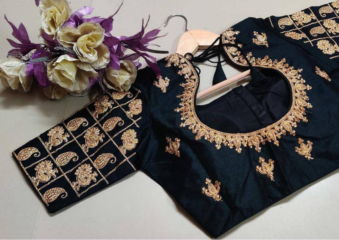 Readymade fentam silk Blouse Anantexports