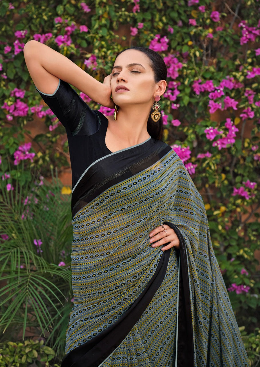 S.R. Jeevika Weightless Chiffon Sarees Anant Tex Exports Private Limited