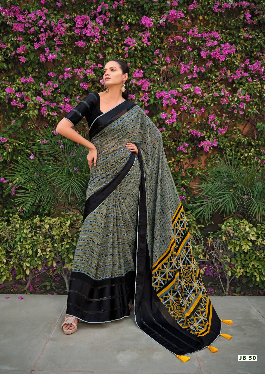 S.R. Jeevika Weightless Chiffon Sarees Anant Tex Exports Private Limited