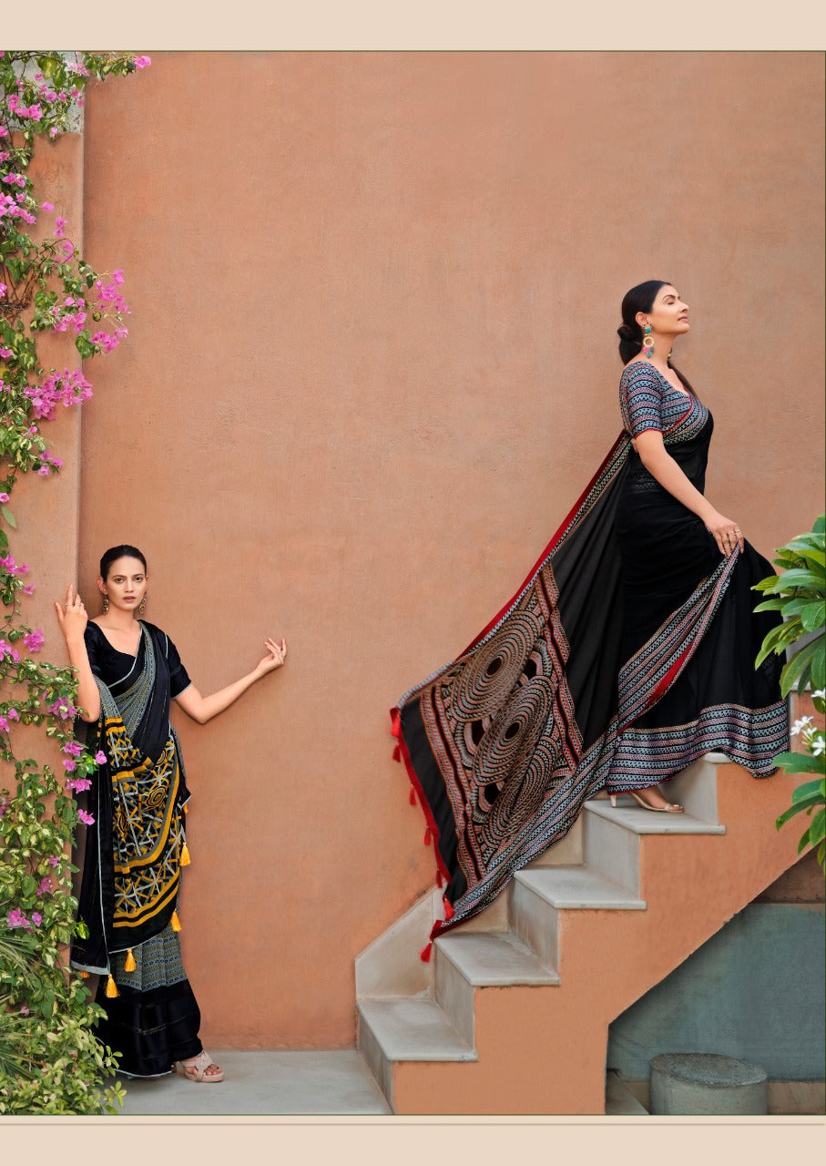 S.R. Jeevika Weightless Chiffon Sarees Anant Tex Exports Private Limited
