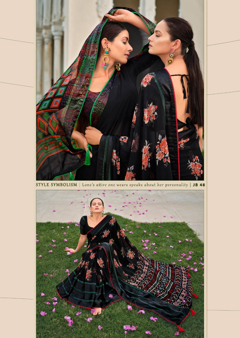 S.R. Jeevika Weightless Chiffon Sarees Anant Tex Exports Private Limited