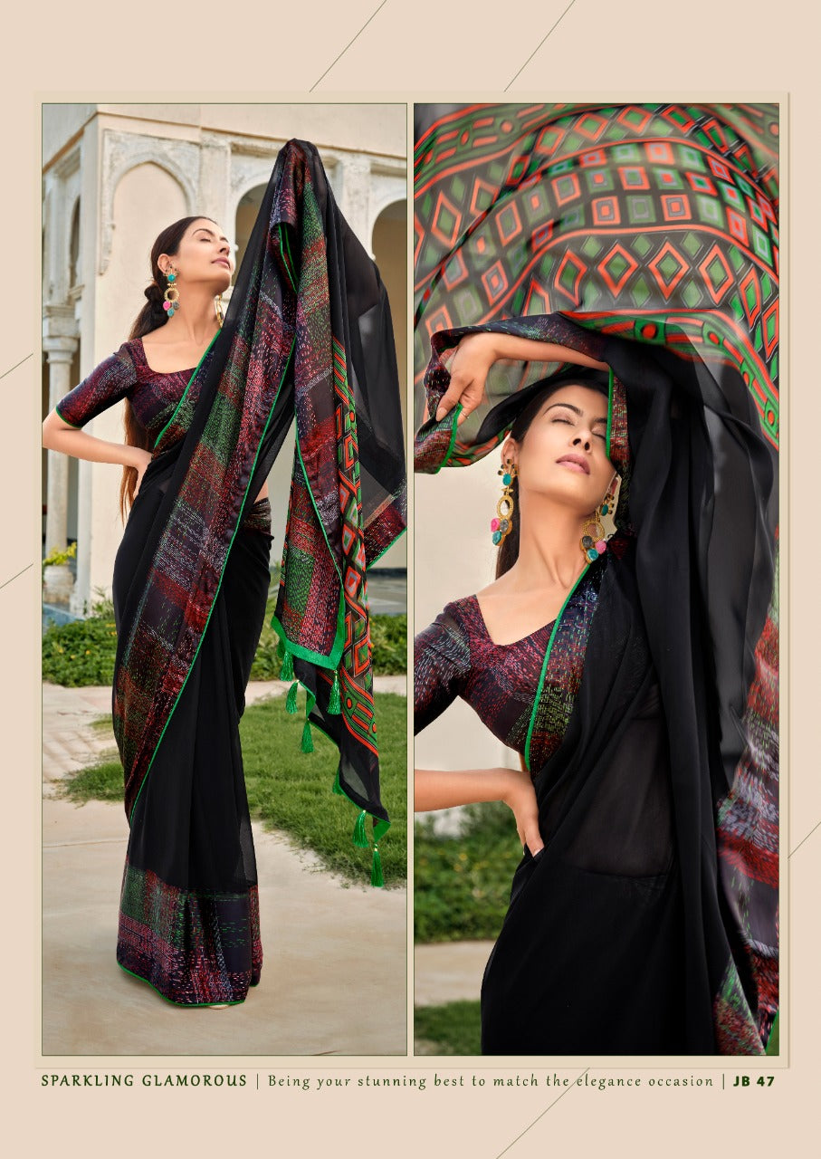 S.R. Jeevika Weightless Chiffon Sarees Anant Tex Exports Private Limited