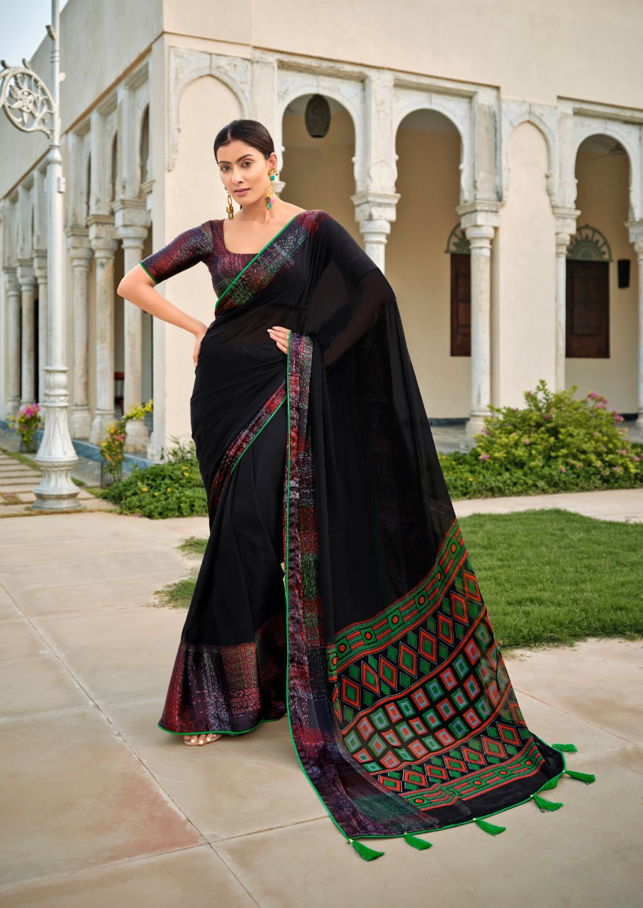 S.R. Jeevika Weightless Chiffon Sarees Anant Tex Exports Private Limited