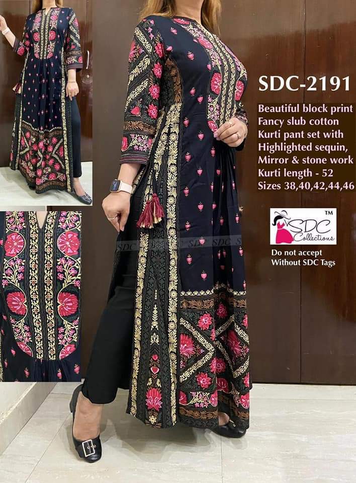 Beautiful Designer Long Kurti Anant Tex Exports Private Limited
