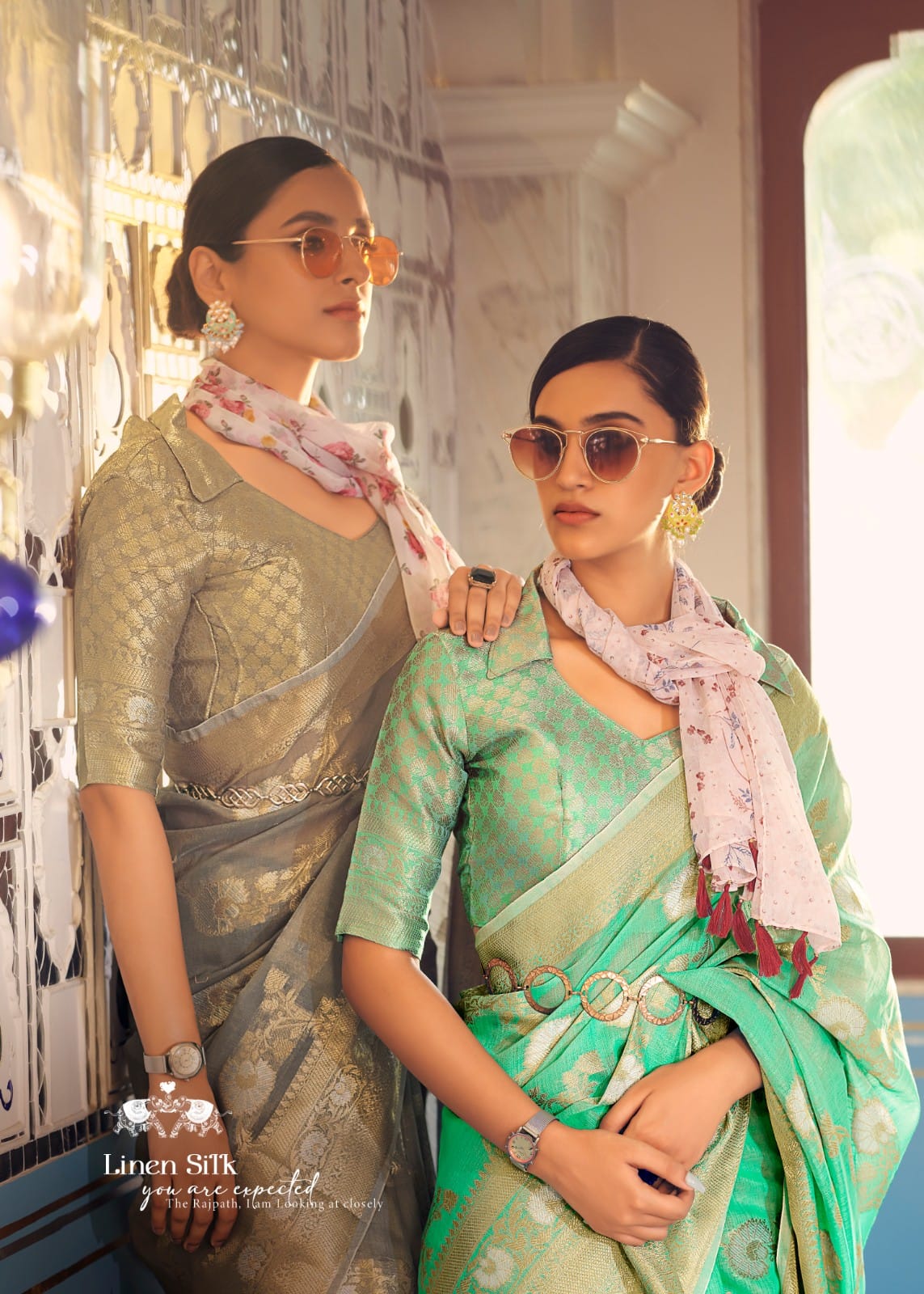 Rajpath Pure Allin Linen Saree Anantexports