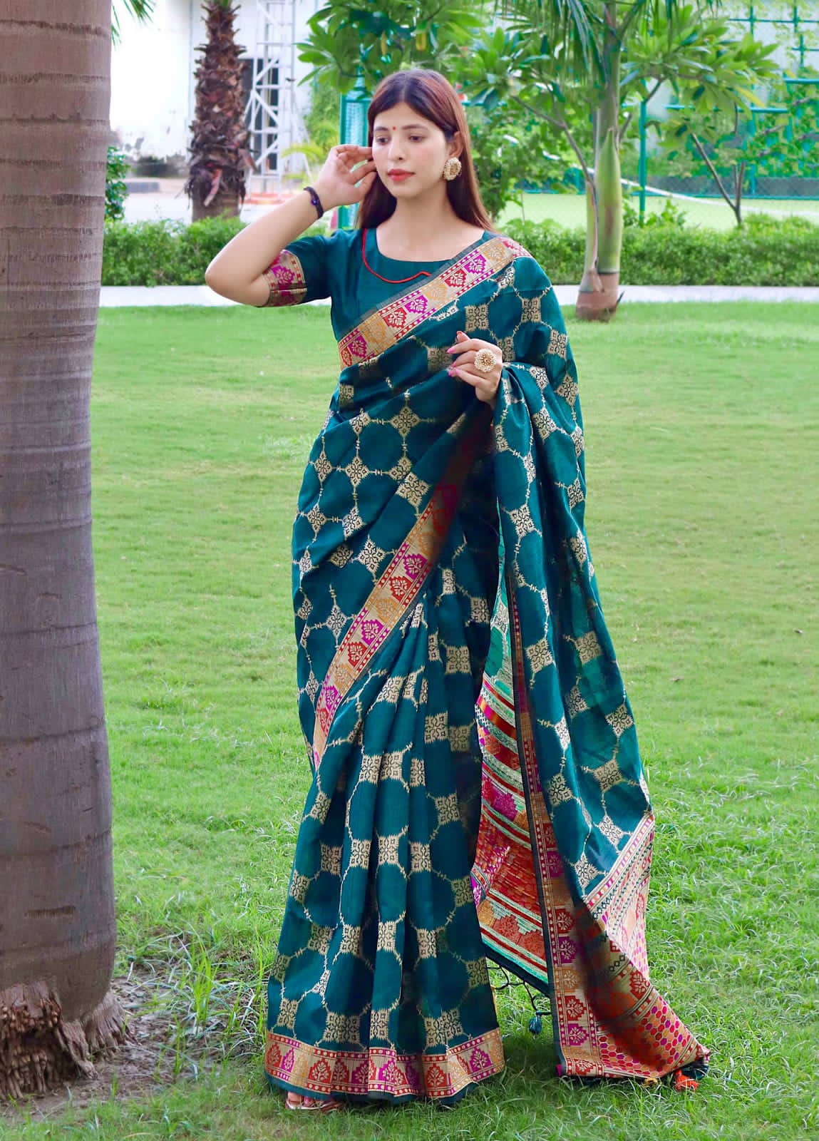 Pure Tussur Silk Weaving Saree Anant Tex Exports Private Limited