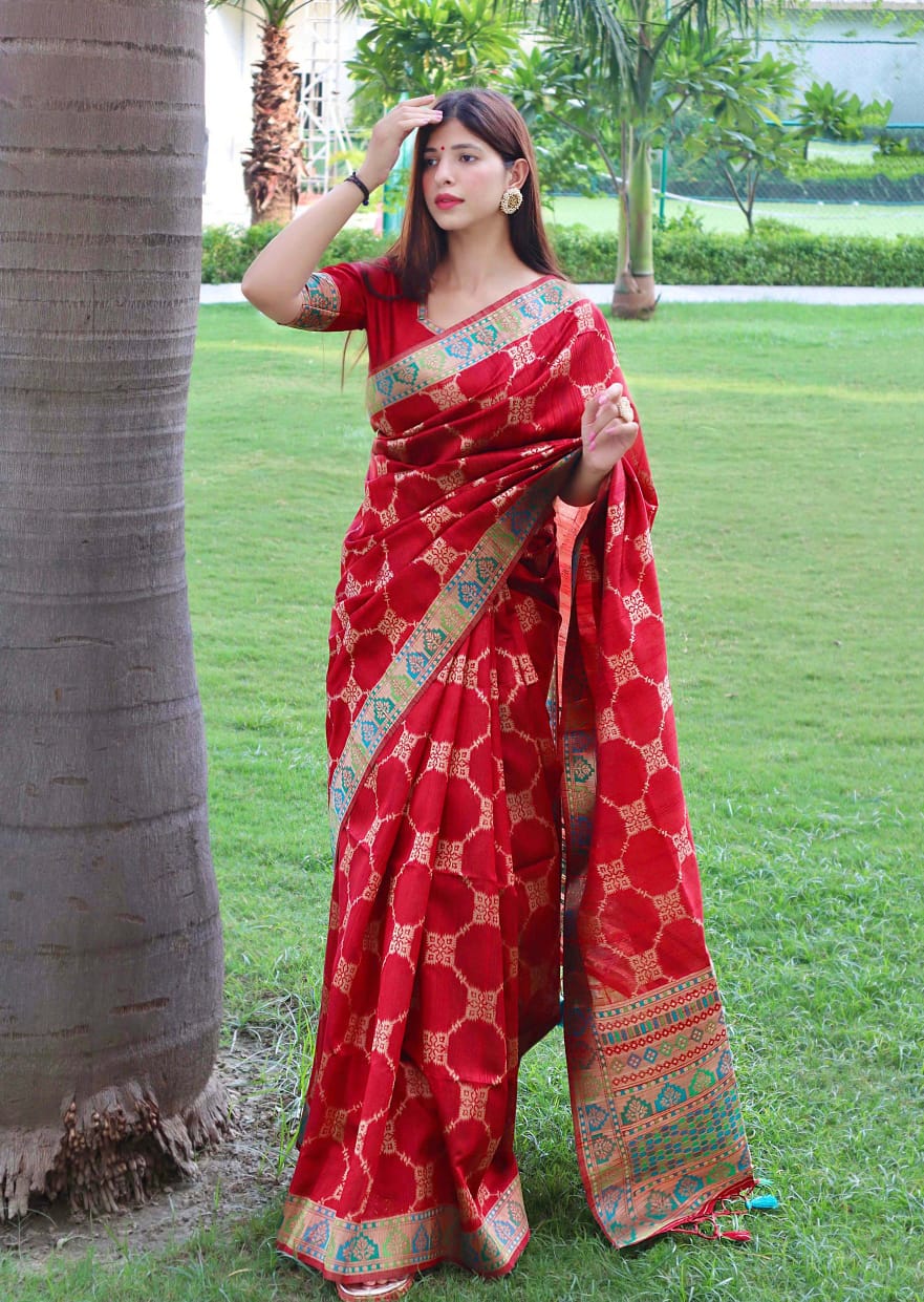 Pure Tussur Silk Weaving Saree Anant Tex Exports Private Limited