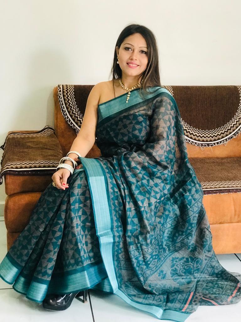 Soft Cotton Risha Silk Saree Anant Tex Exports Private Limited