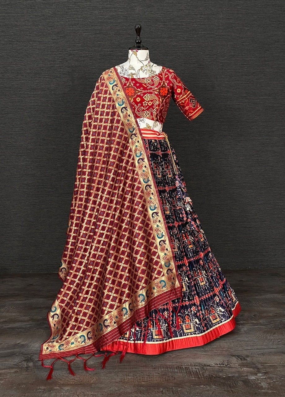 Party Wear Navratri Patola Lehenga choli Anant Tex Exports Private Limited