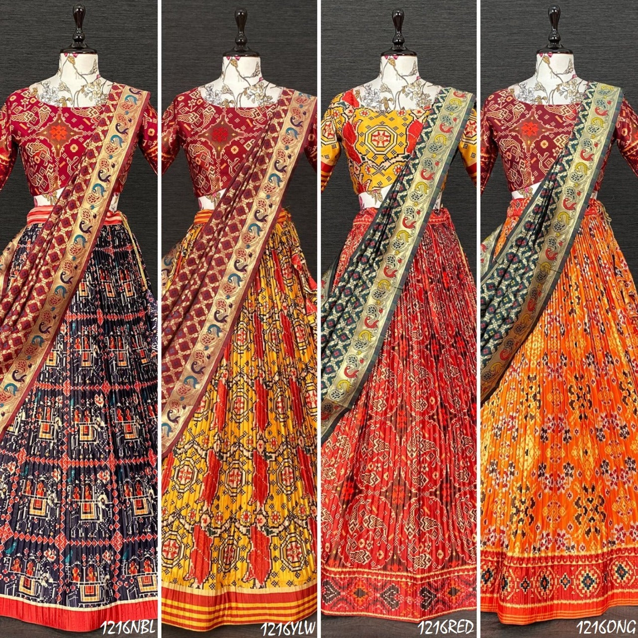 Party Wear Navratri Patola Lehenga choli Anant Tex Exports Private Limited