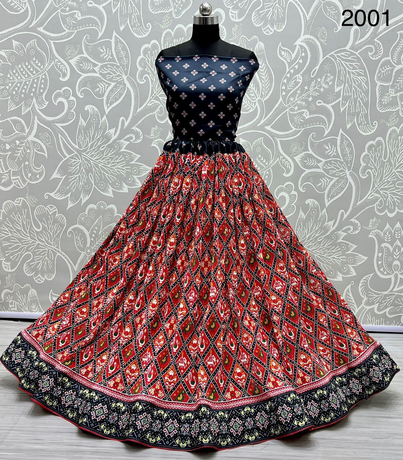 Traditional Navratri Satin Silk Lehenga Choli Anant Tex Exports Private Limited