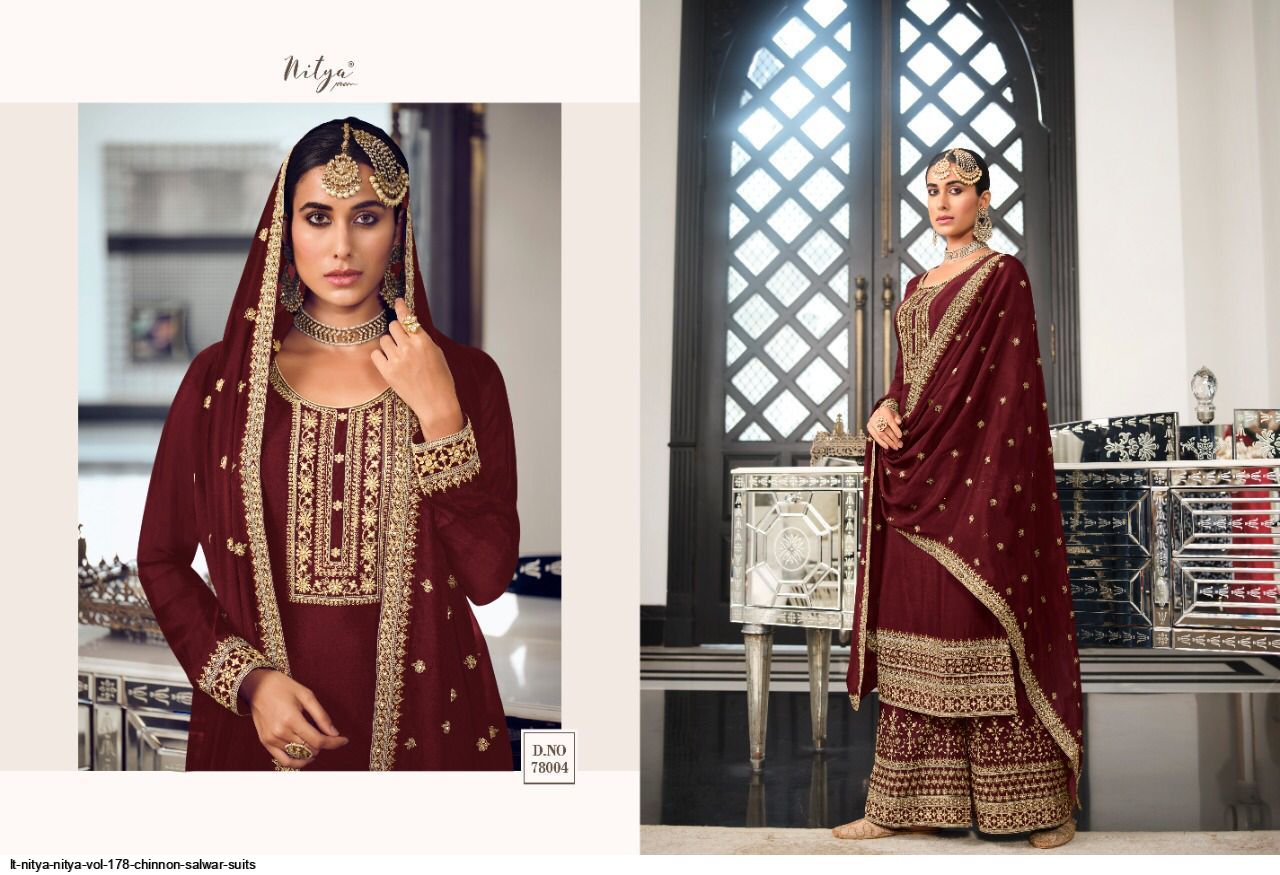 LT NITYA NITYA VOL 178 CHINNON SALWAR SUITS Anant Tex Exports Private Limited