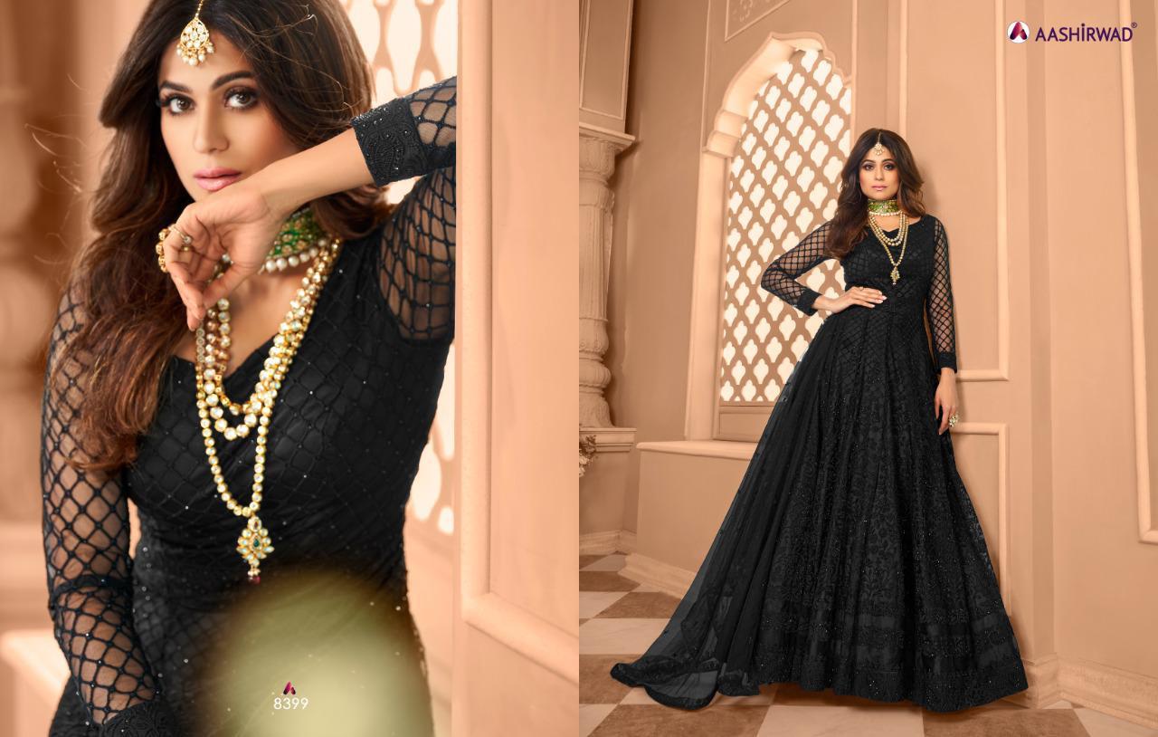 AASHIRWAD SANJANA 8396-8399 SERIES FULL STITCHED SUITS Anant Tex Exports Private Limited