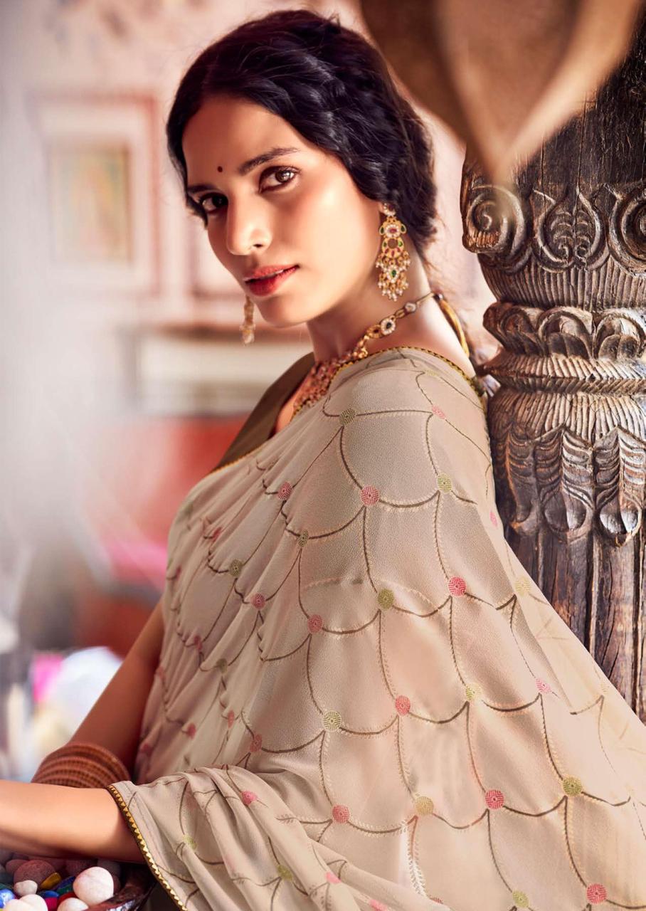 Beautiful Pure Georgette Saree LT AAKRUTHI-02 Anant Tex Exports Private Limited