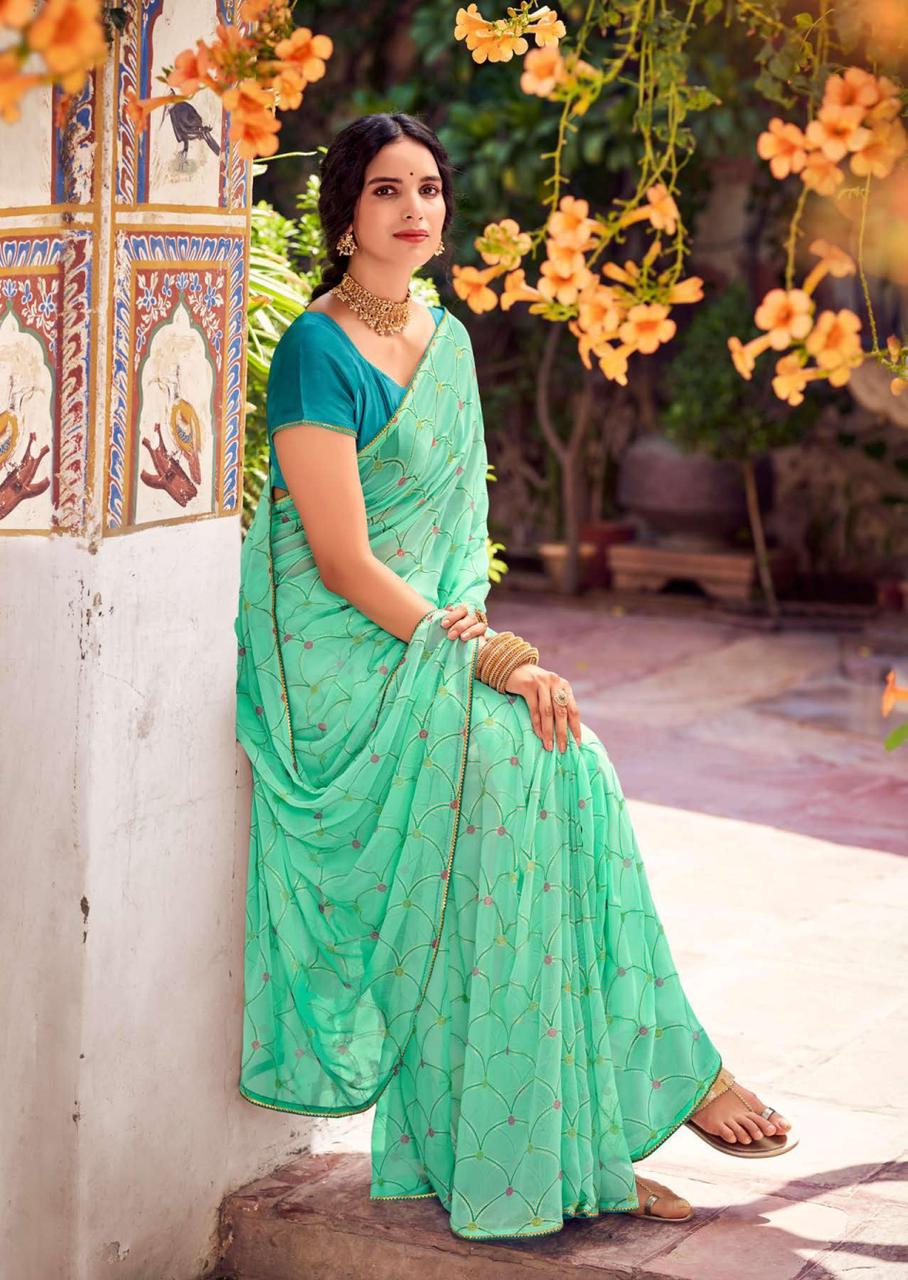 Beautiful Pure Georgette Saree LT AAKRUTHI-02 Anant Tex Exports Private Limited