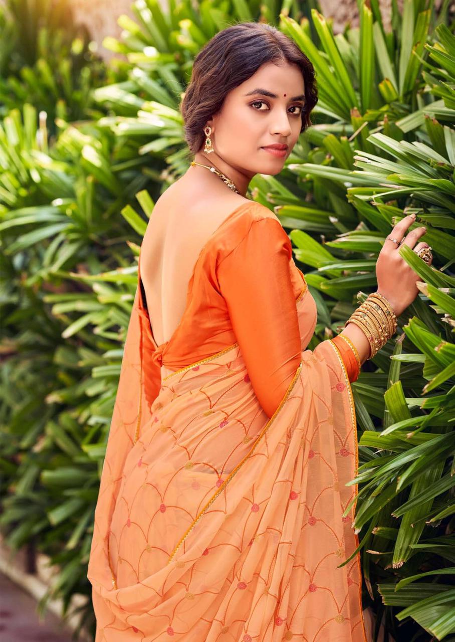 Beautiful Pure Georgette Saree LT AAKRUTHI-02 Anant Tex Exports Private Limited