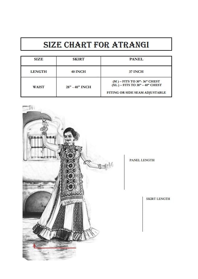 NAVRATRI ATRANGI SKIRT PANEL COLLECTION MESMORA Anant Tex Exports Private Limited