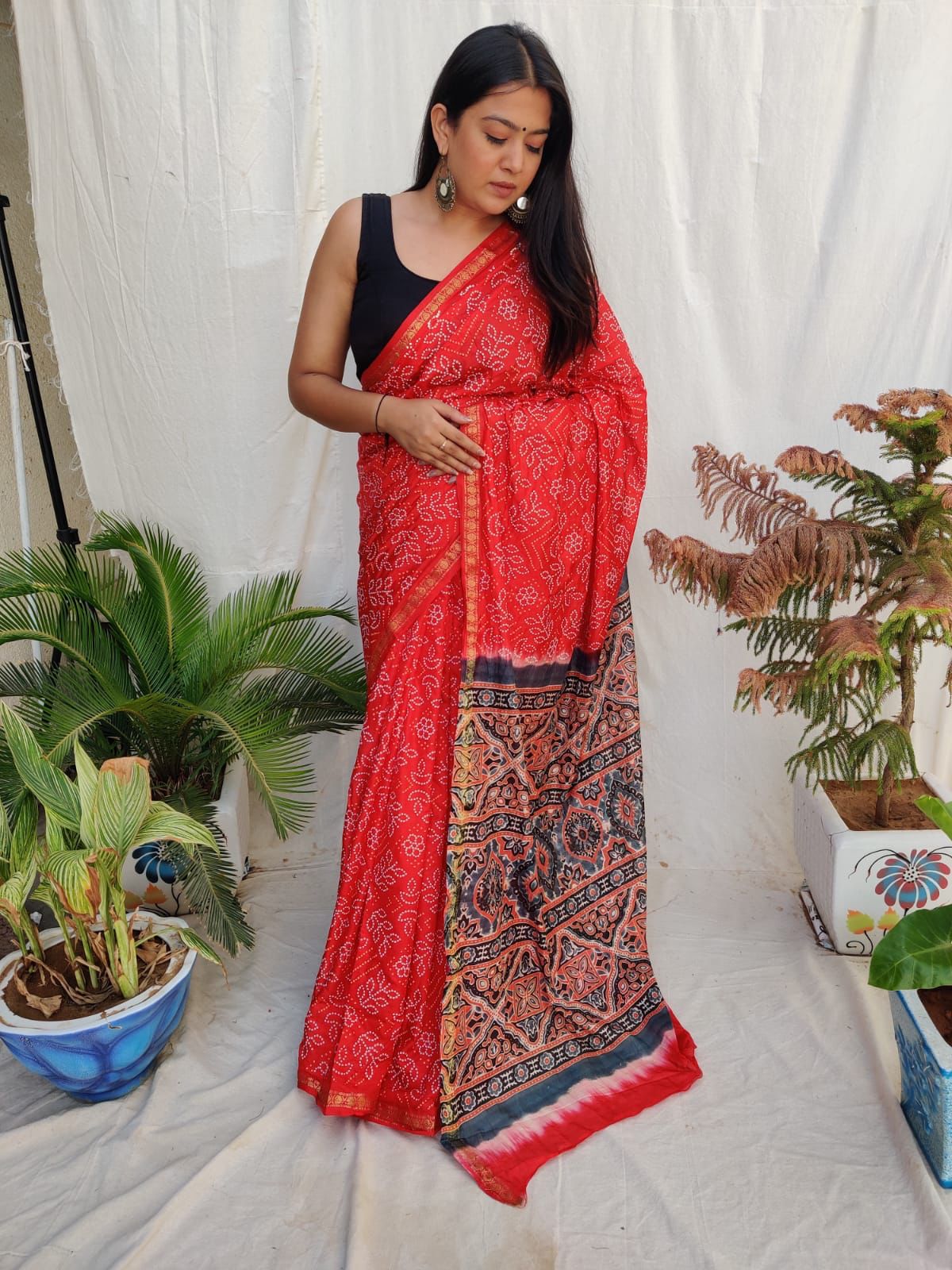 PAVITRA -AJRAKH SILK SAREE Anant Tex Exports Private Limited