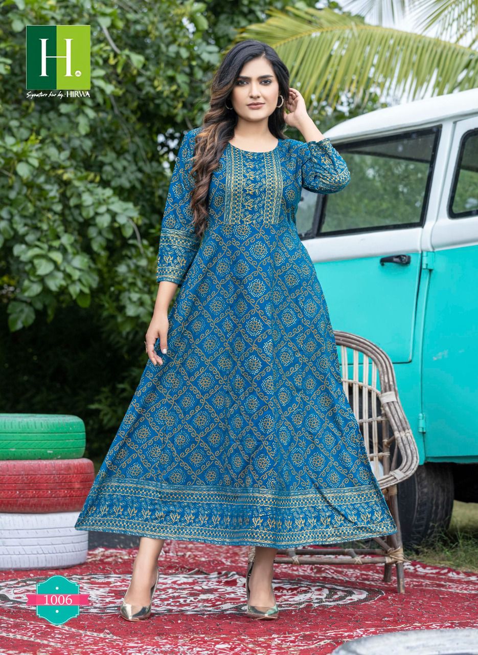 HIRWA SUNLIGHT VOL 2 RAYON KURTI Anant Tex Exports Private Limited