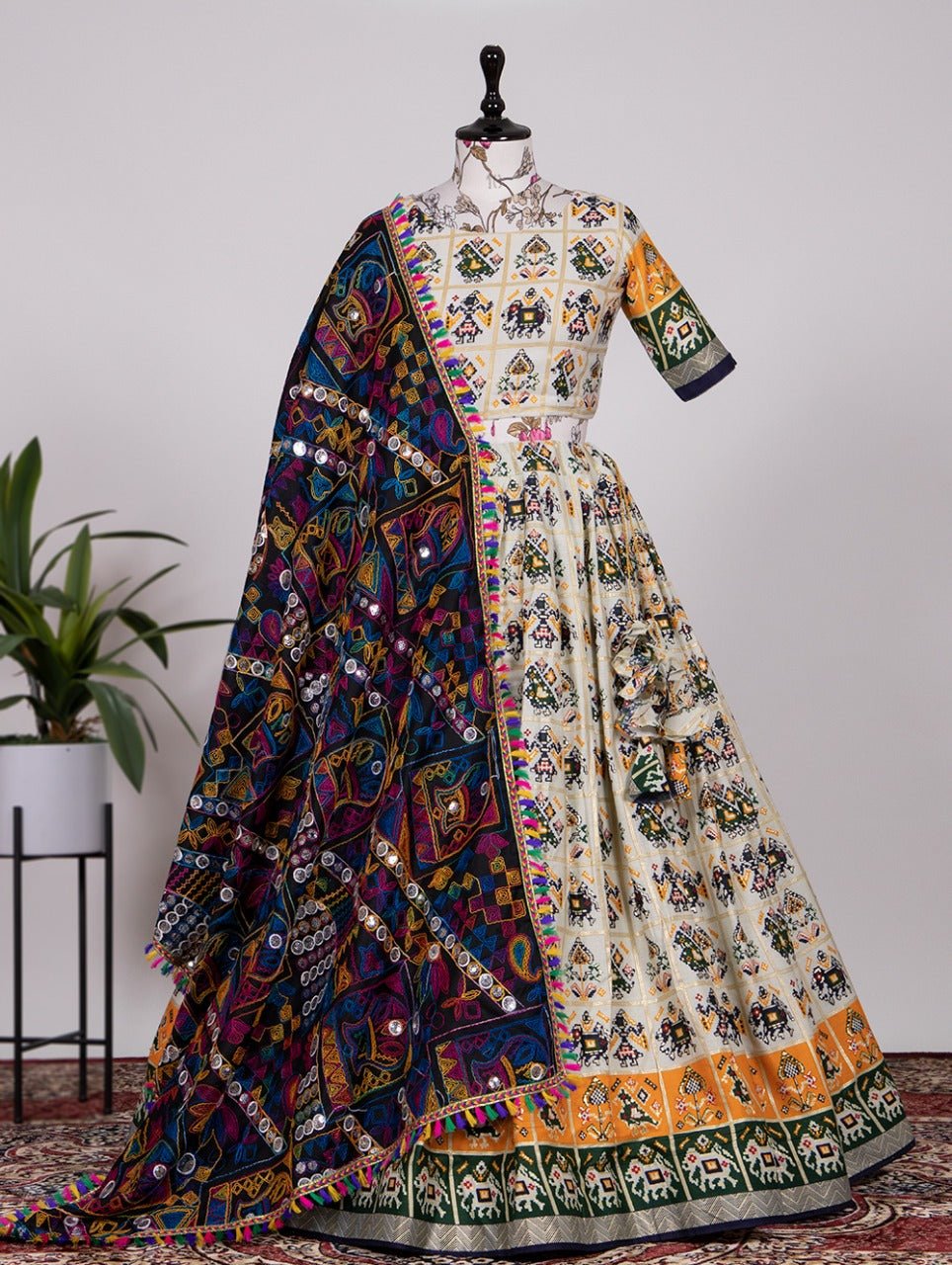 Navratri Special Traditional Patola Lehenga choli Anant Tex Exports Private Limited