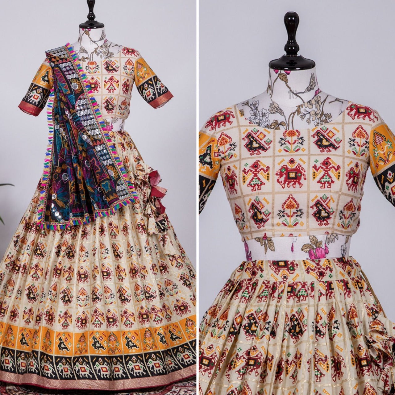 Navratri Special Traditional Patola Lehenga choli Anant Tex Exports Private Limited