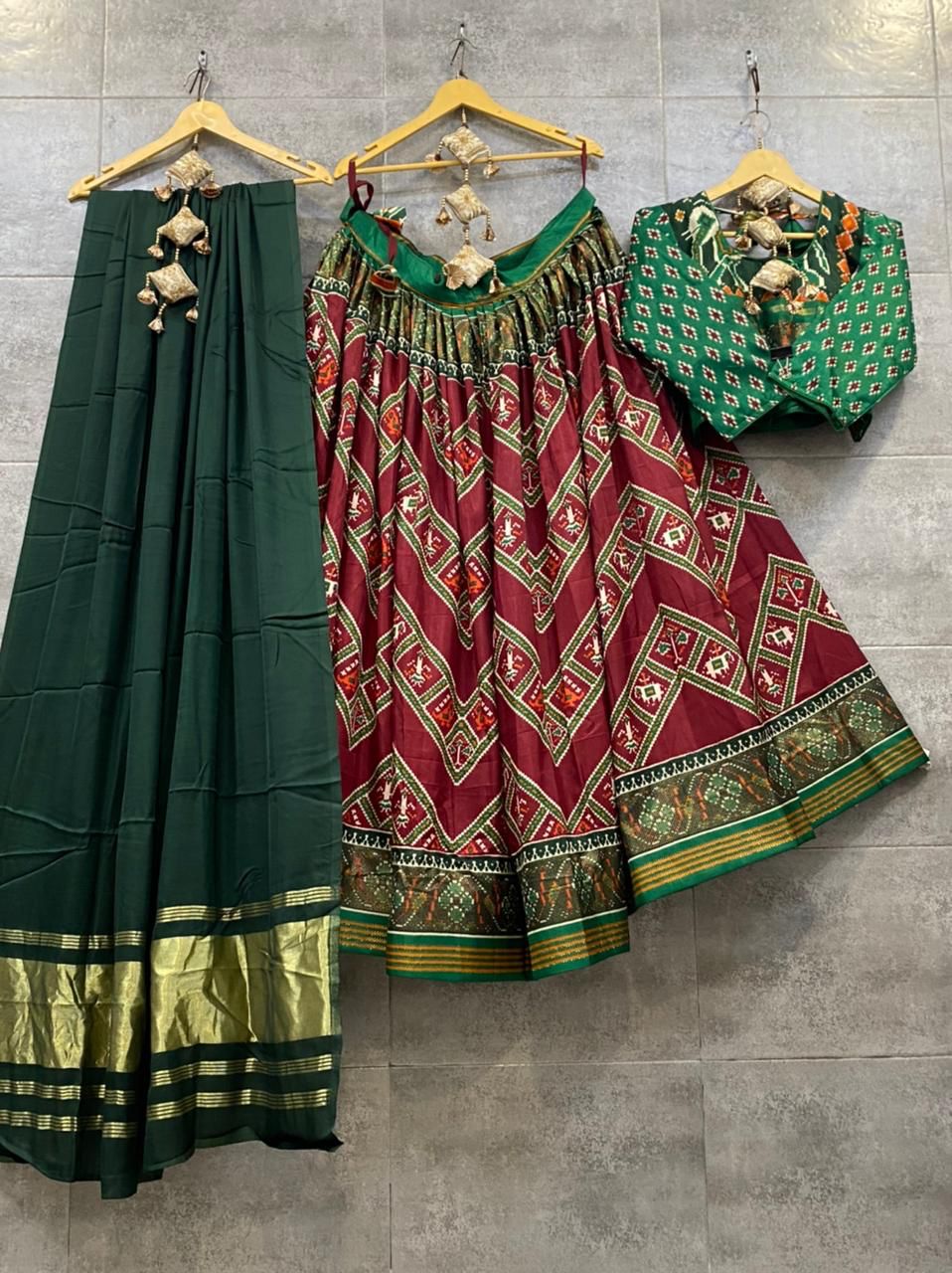Navratri Special Traditional Crape Silk Lehenga choli Anant Tex Exports Private Limited