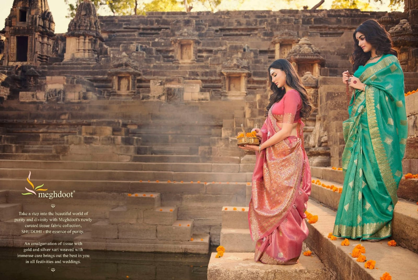 Meghdoot Shuddhi Soft Tissue Silk Saree Anant Tex Exports Private Limited