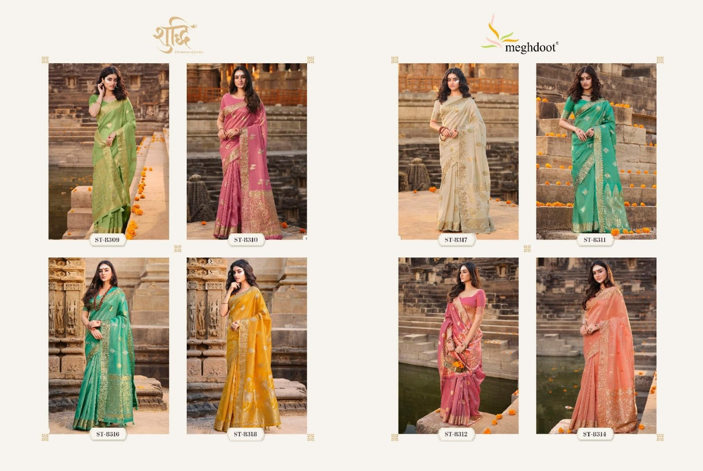 Meghdoot Shuddhi Soft Tissue Silk Saree Anant Tex Exports Private Limited