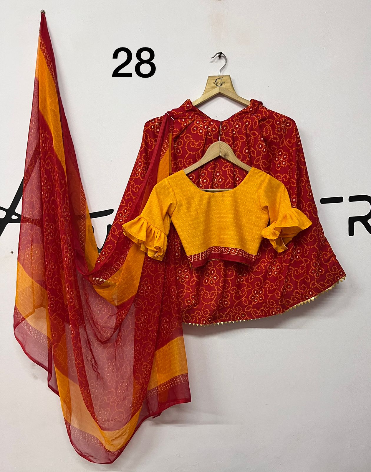 Multicolor Mill Print Kids Lehenga Choli Anant Tex Exports Private Limited