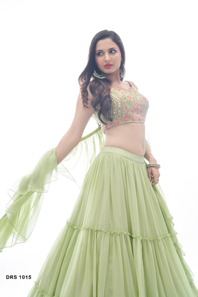 Traditional Looks For Designer Lehenga choli Anant Tex Exports Private Limited