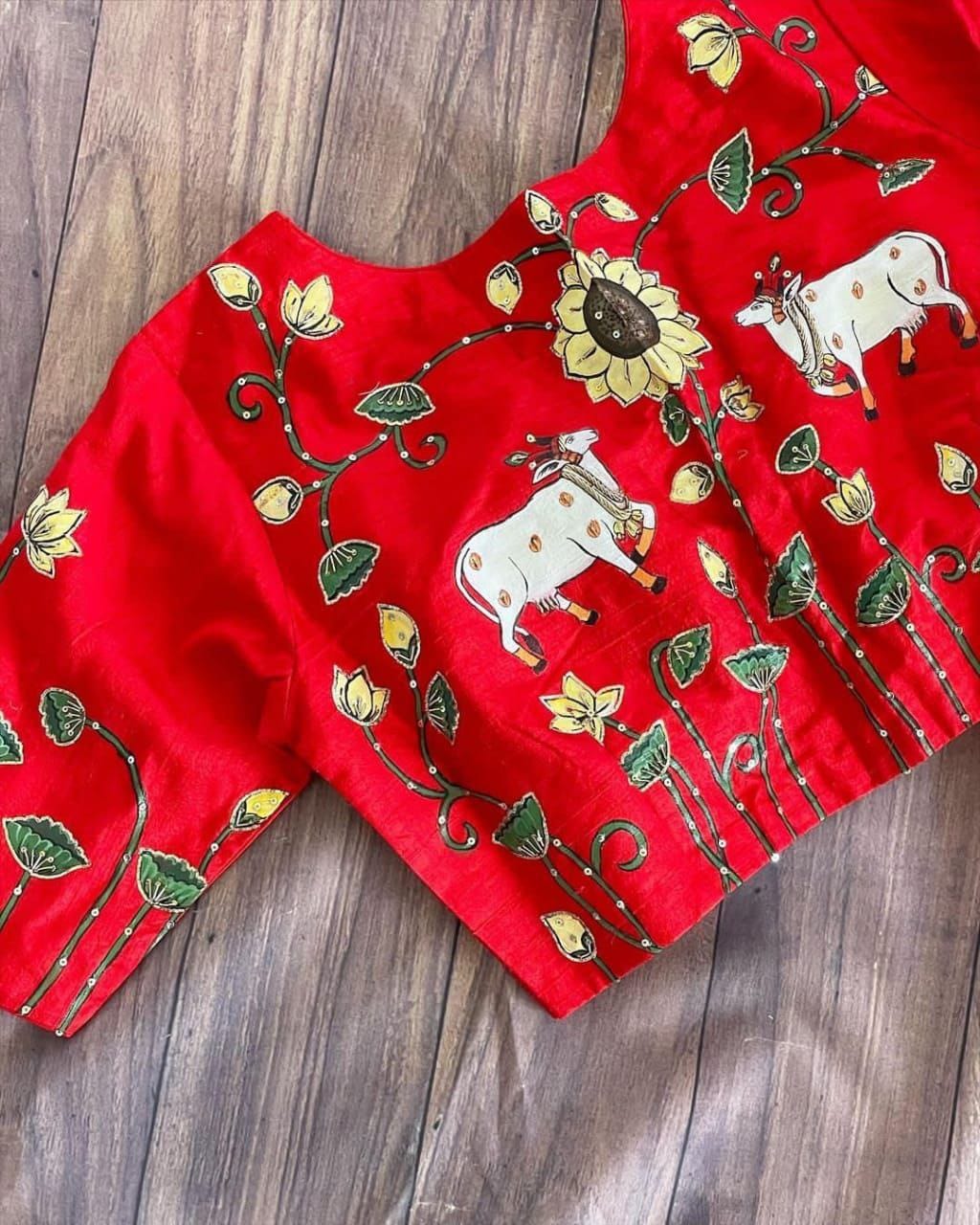Party Wear Designer Khatli Handwork Blouse Anant Tex Exports Private Limited