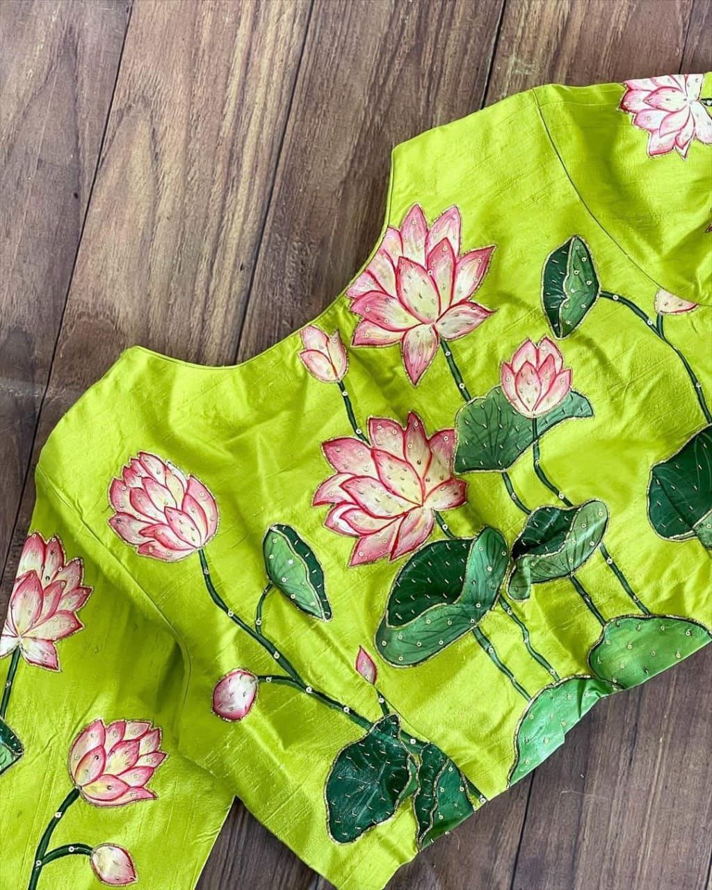 Party Wear Designer Khatli Handwork Blouse Anant Tex Exports Private Limited