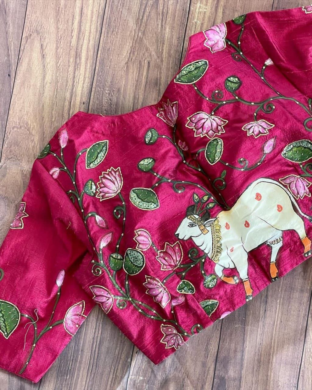 Party Wear Designer Khatli Handwork Blouse Anant Tex Exports Private Limited
