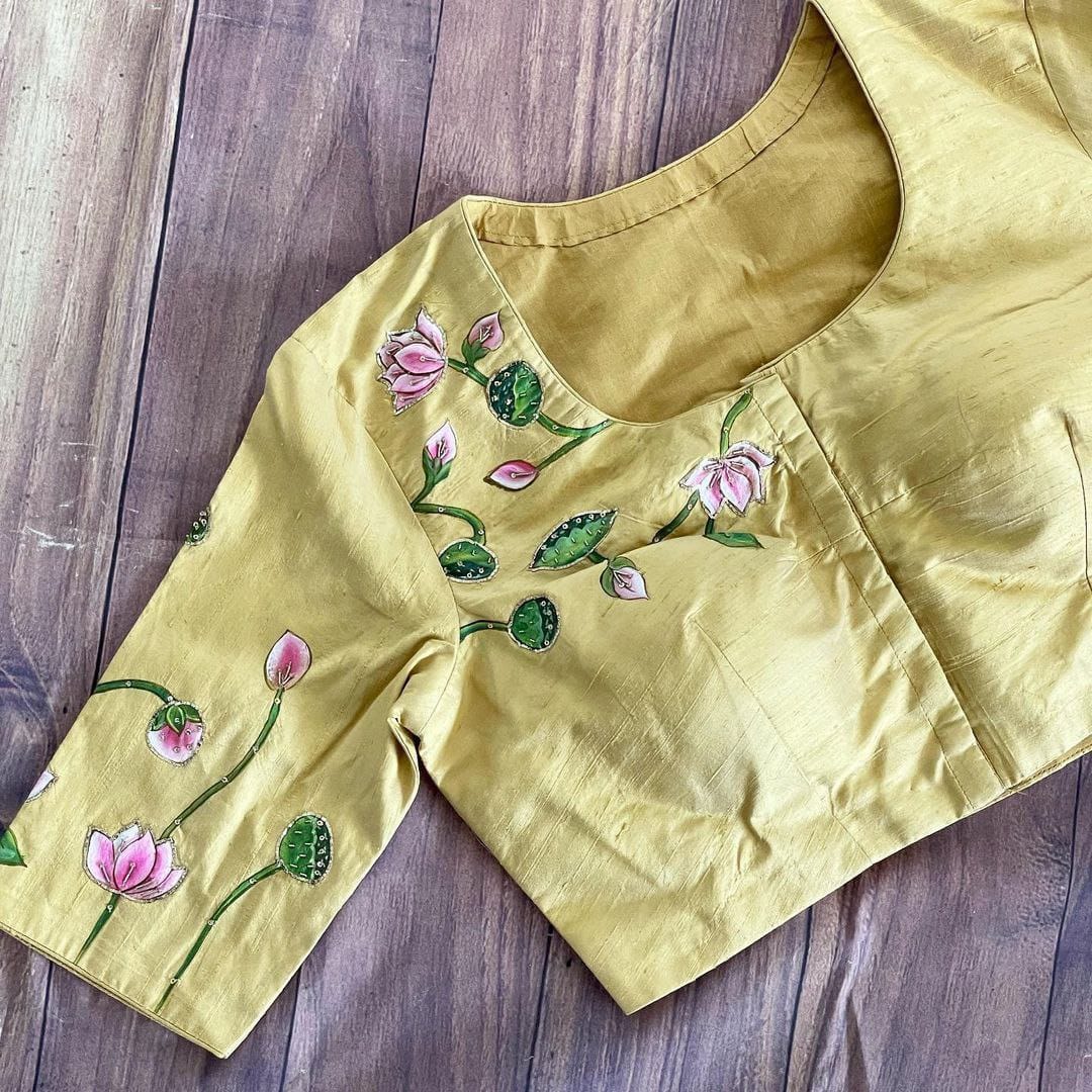 Party Wear Designer Khatli Handwork Blouse Anant Tex Exports Private Limited