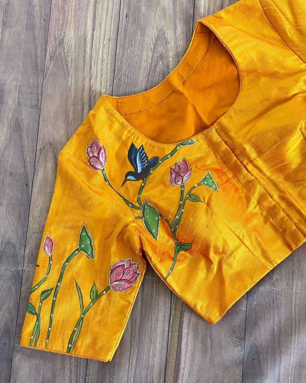 Party Wear Designer Khatli Handwork Blouse Anant Tex Exports Private Limited