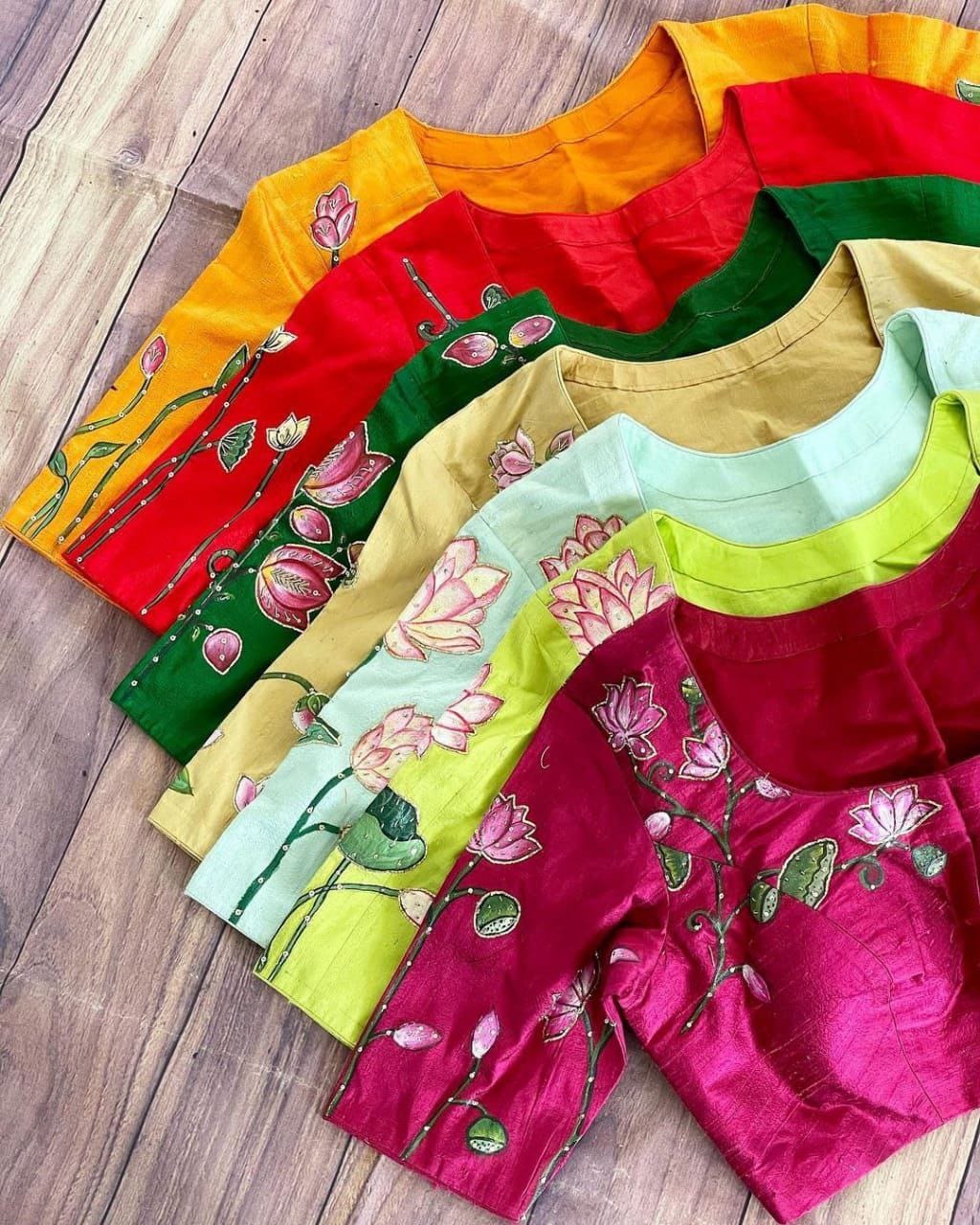 Party Wear Designer Khatli Handwork Blouse Anant Tex Exports Private Limited
