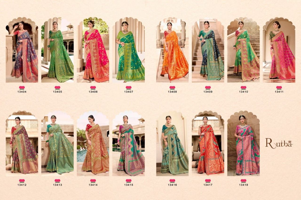 ROYAL RUTBA VOL-2 SERIES - 13404 TO 13418 SAREE Anant Tex Exports Private Limited