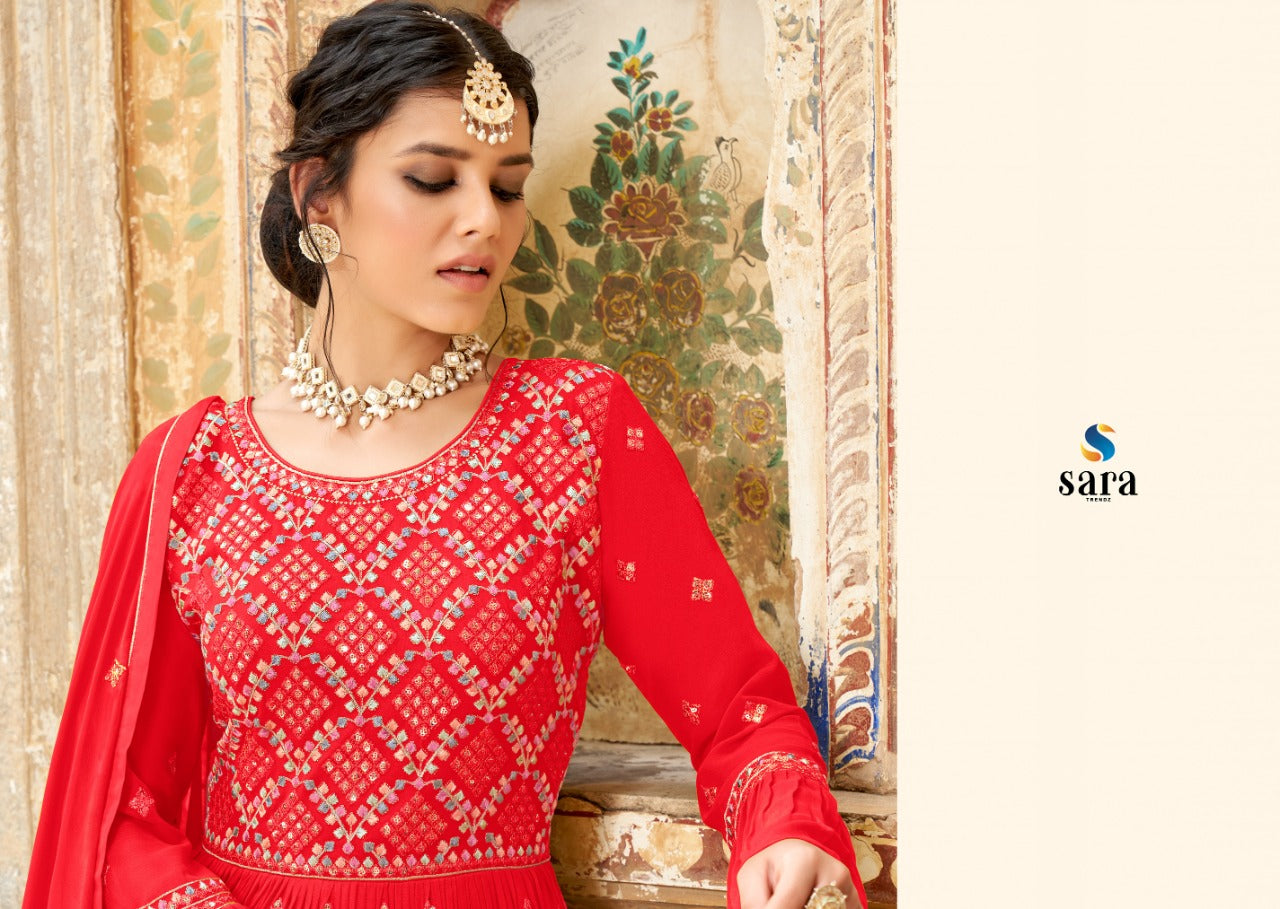SARA TRENDZ RUBY GEORGETTE SALWAR SUITS Anant Tex Exports Private Limited