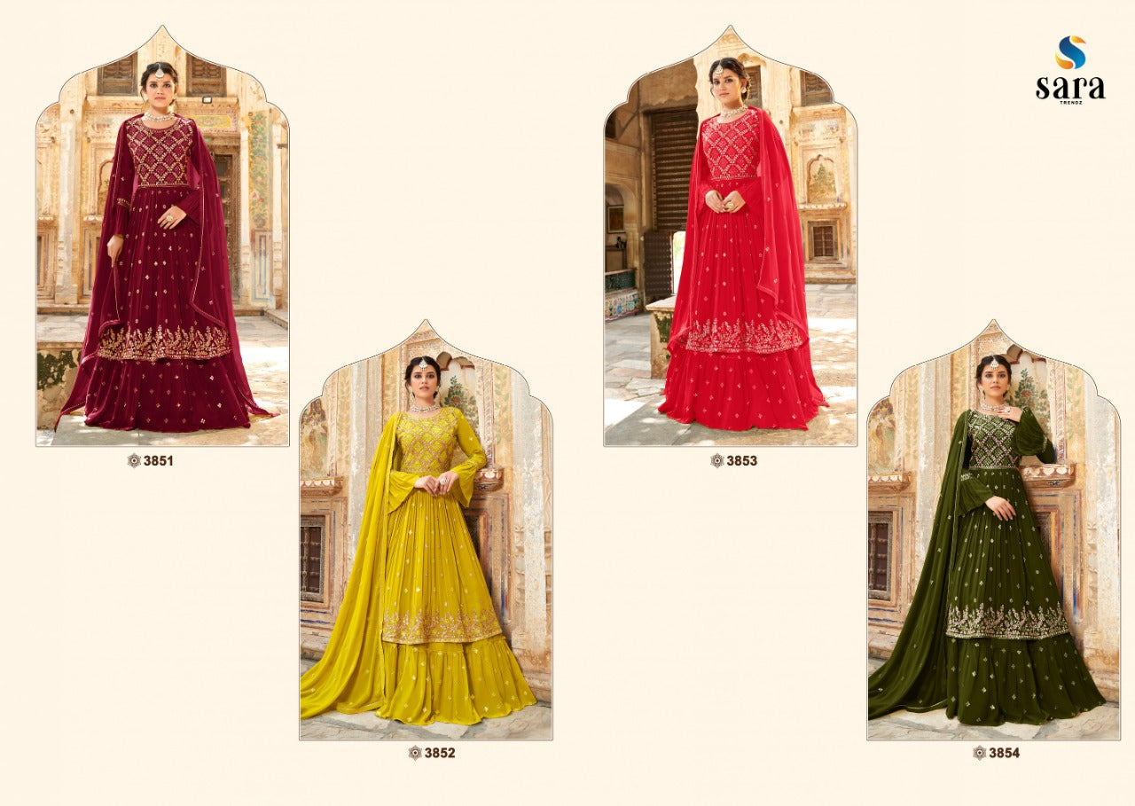 SARA TRENDZ RUBY GEORGETTE SALWAR SUITS Anant Tex Exports Private Limited