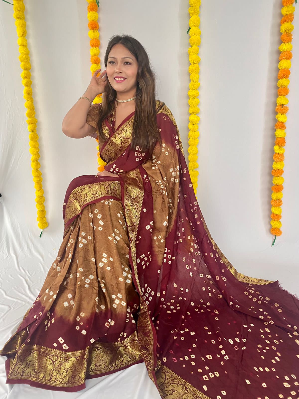 PAVITRA- BANDHEJ VOL - 2 SAREE Anant Tex Exports Private Limited