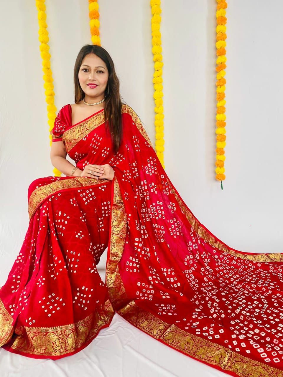 PAVITRA- BANDHEJ VOL - 2 SAREE Anant Tex Exports Private Limited
