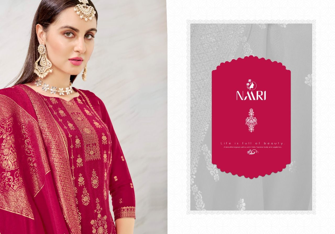NAARI MEHAR VOL.2 PURE MUSLIN JACARD SUIT Anant Tex Exports Private Limited