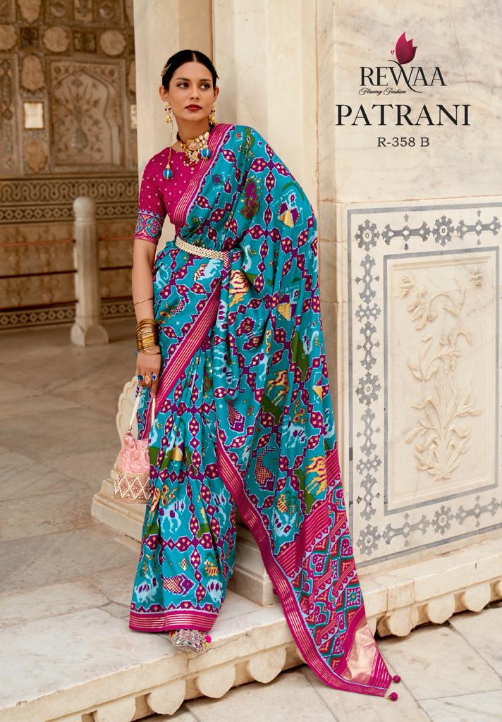 Rewaa Patrani Soft Cotton Silk Patola Saree Anant Tex Exports Private Limited