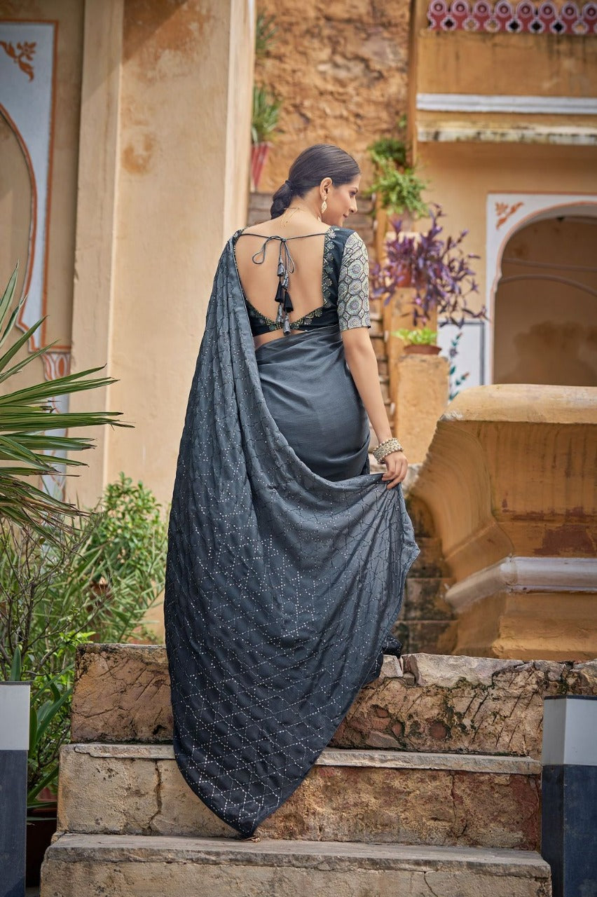 COCKTAIL VOL. 3 EMBROIDERED SAREE Anant Tex Exports Private Limited