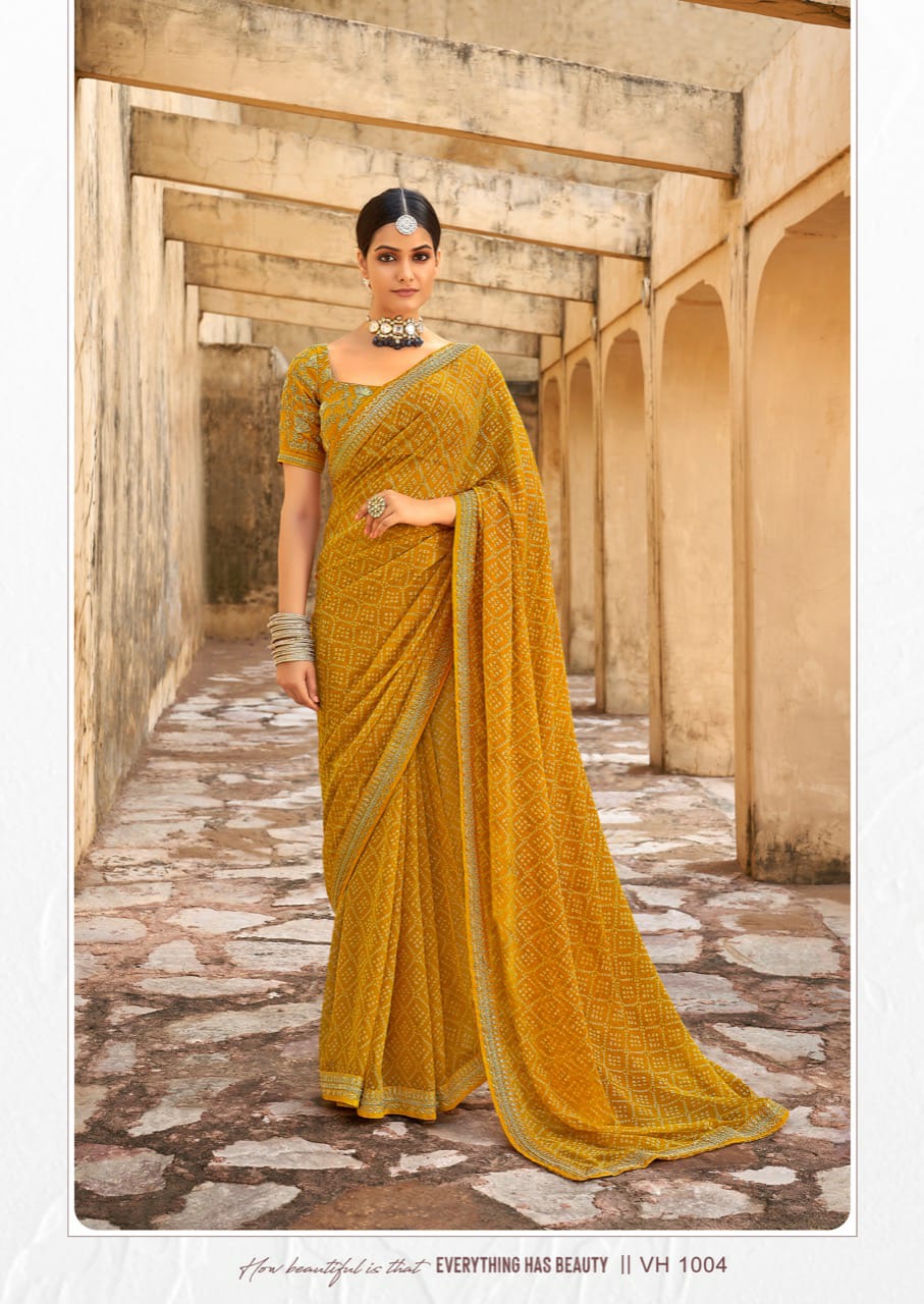 Stavan Vihana Georgette Saree Anant Tex Exports Private Limited