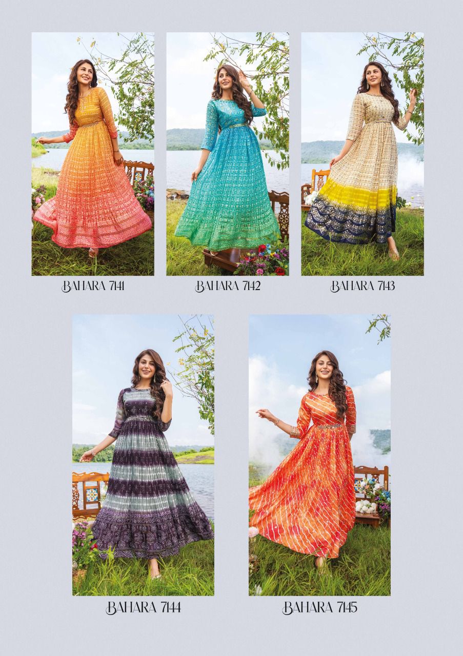 ᏴᎪᎻᎪᎡᎪ FLARED DESIGNER GOWN Anant Tex Exports Private Limited