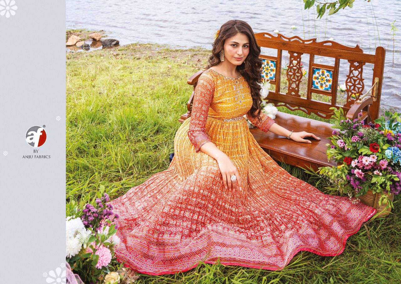 ᏴᎪᎻᎪᎡᎪ FLARED DESIGNER GOWN Anant Tex Exports Private Limited