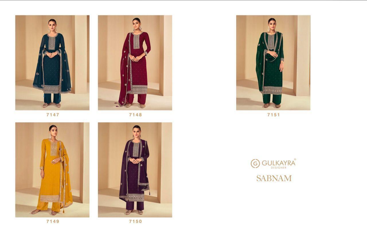 GULKAYRA SABNAM GEORGETTE SALWAR SUITS Anant Tex Exports Private Limited