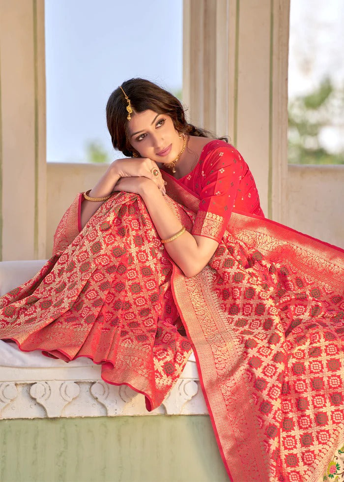 Bandhani With Paithani Pallu Pure Silk Handloom Saree Anant Tex Exports Private Limited